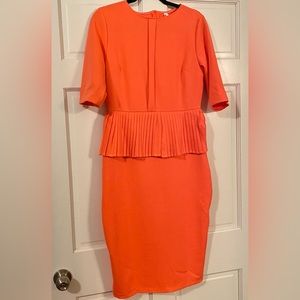 Orange Midi Dress